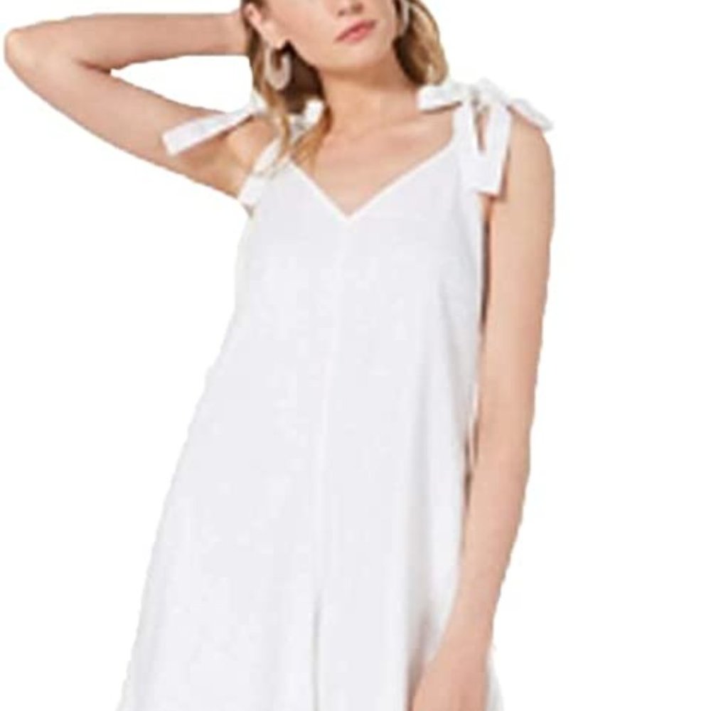 Stylish Royalty NY Linen Wide-Leg Jumpsuit
